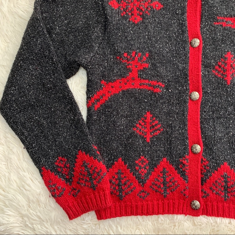 Nomadic Traders Gray Winter Sweater Small - image 3